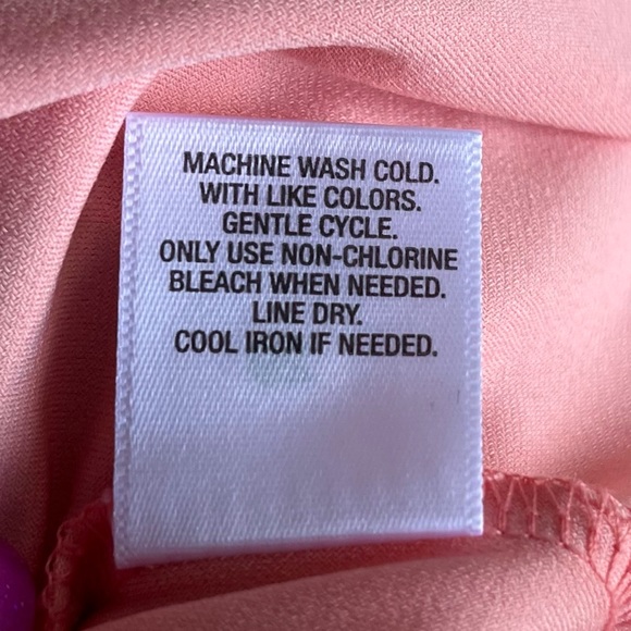 •ROZ & ALI•  Peach Three Quarter Sleeve Pullover Top - Size 1X - Picture 7 of 8